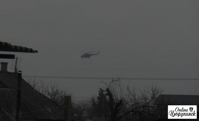 Вертолеты над Цюрупинском (фото)