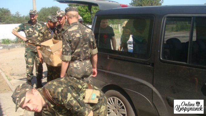 Цюрупинские общественники продолжают помогать воинским подразделениям в Херсонской области (фото)