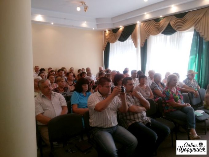 Состоялась встреча цюрупинчан с участником АТО (фото)