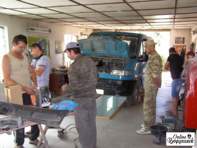 Цюрупинчане помогли бойцам батальона "Айдар" (фото)