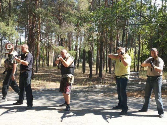Состоялась первая тренировка отряда территориальной обороны «Цюрупинск» (фото)