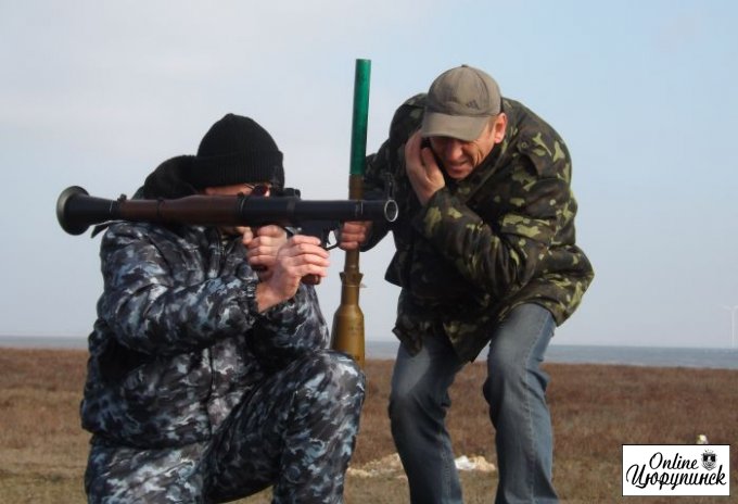 Как цюрупинчане учились из РПГ стрелять (фото/видео)