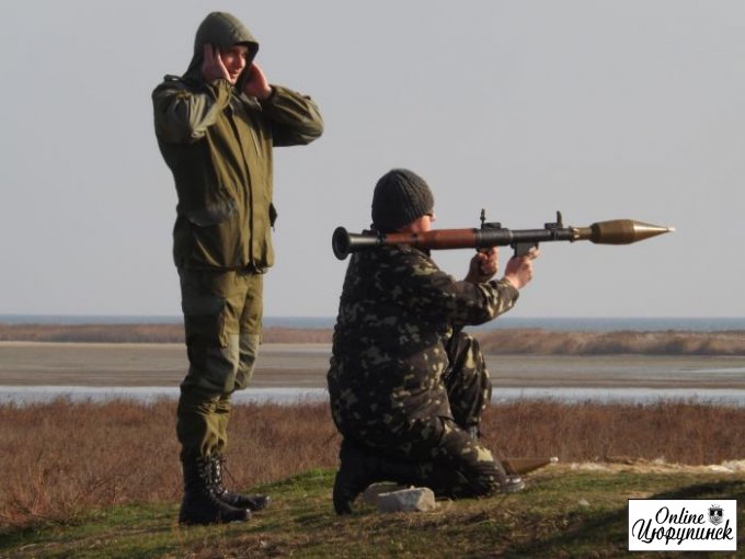 Как цюрупинчане учились из РПГ стрелять (фото/видео)
