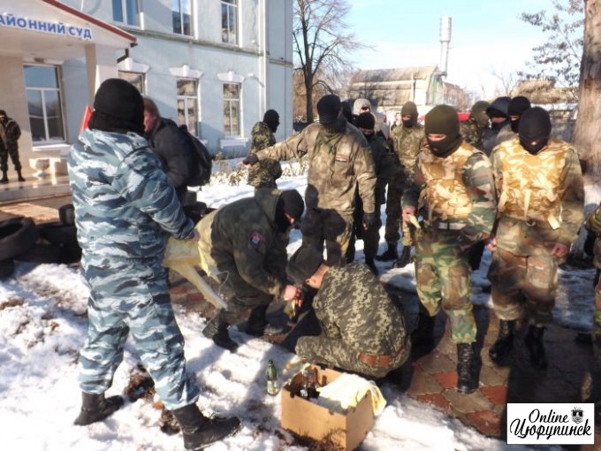 Российское ОРТ оперативно отреагировало на события в Цюрупинске