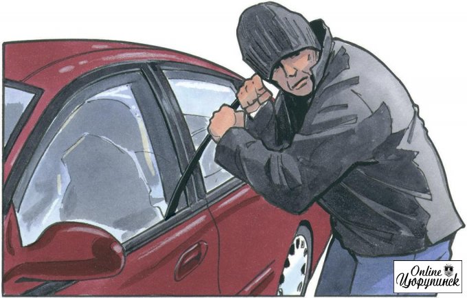 Автомобільна крадіжка в Цюрупинську