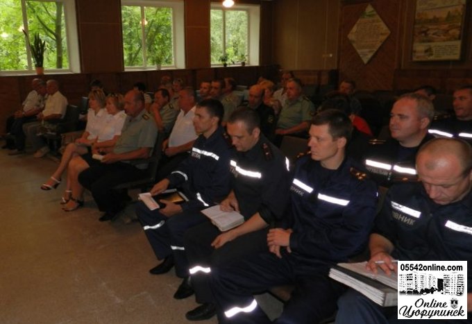 У Цюрупинську відбулося командно-штабне тренування з організації гасіння масштабних лісових пожеж