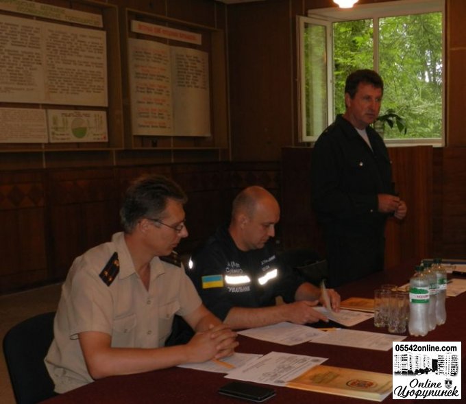У Цюрупинську відбулося командно-штабне тренування з організації гасіння масштабних лісових пожеж