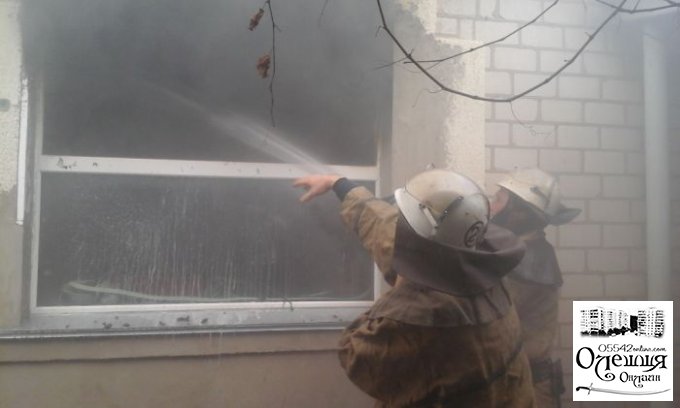 Цюрупинські вогнеборці ліквідували пожежу