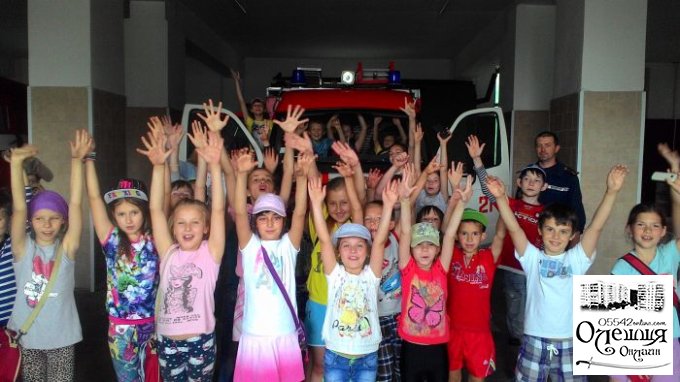 Діти не залишають в спокої Олешківських рятувальників