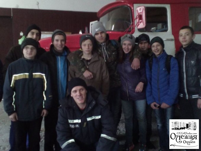 До Олешківських рятувальників завітали гості