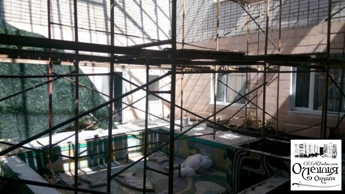 В ДНЗ № 2 розпочато капітальний ремонт куполу зимового саду