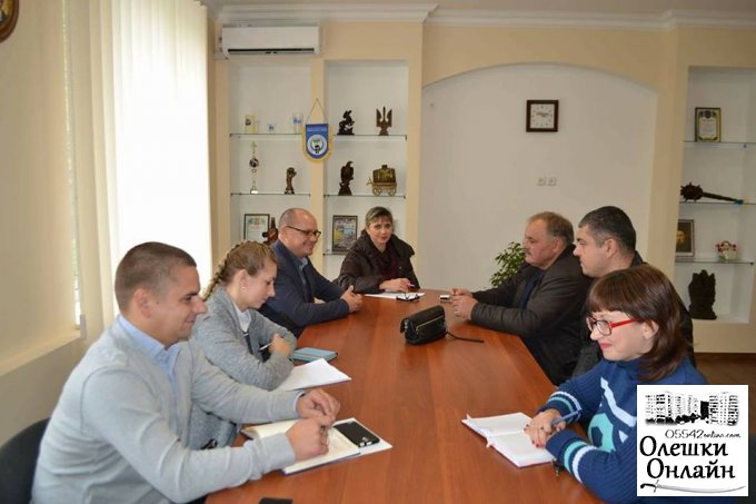 Міський голова провів ряд зустрічей з депутатами олешківської міської ради