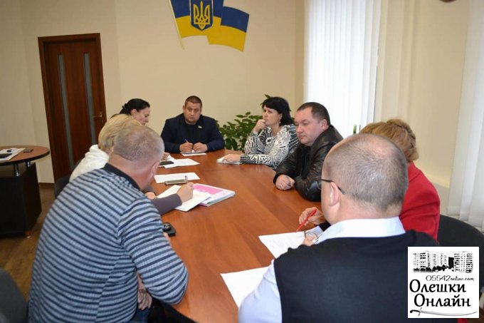 Міський голова провів ряд зустрічей з депутатами олешківської міської ради