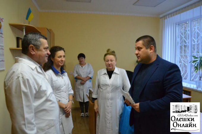 Допомога медикам від Олешківської міської ради