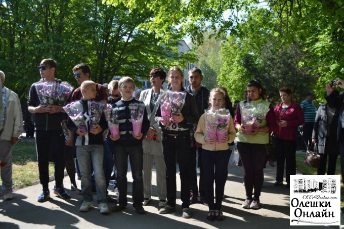 В Олешках відбувся мітинг присвячений 32-ї річниці аварії на Чорнобильській АЕС