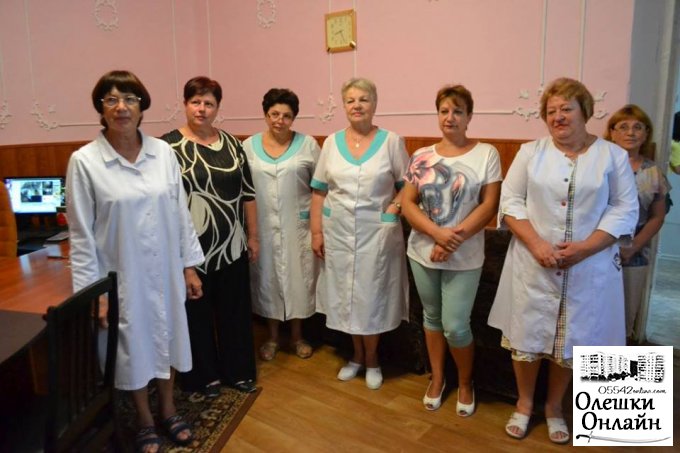 Олешківський міський голова привітав медичних працівників