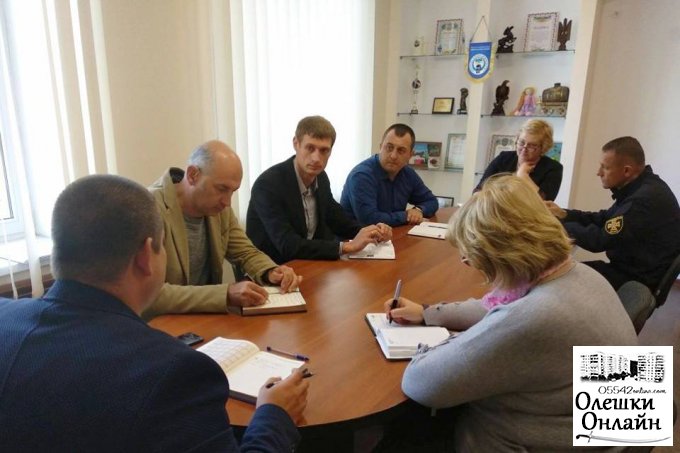 Олешківський міський голова провів нараду з представниками силових структур