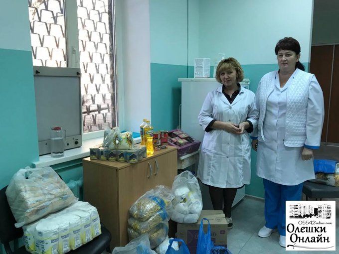 В Олешках продовжують допомагати хворим на туберкульоз