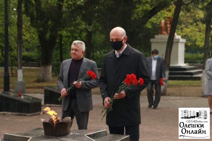 Вшанування пам'яті загиблих у Другій світовій війні в Олешках